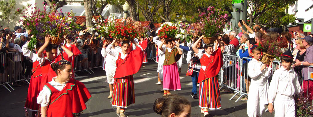 Blomsterfestivalen p Madeira, Portugal